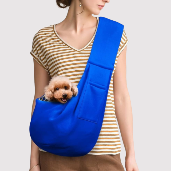 Small Dog Sling Carrier Classic Pocket & Classic Strap