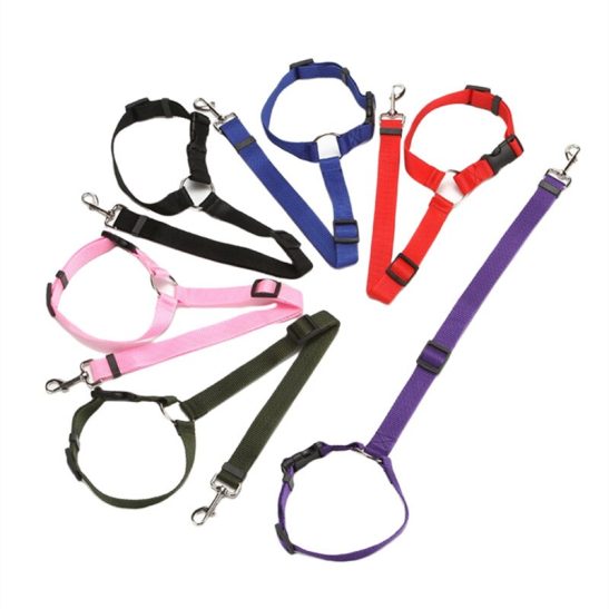2-in-1 Pet Dog Car Seat Belt Leash